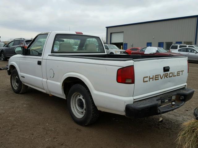 1GCCS1442X8133414 - 1999 CHEVROLET S TRUCK S1 WHITE photo 3