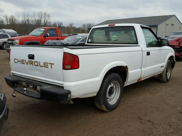 1GCCS1442X8133414 - 1999 CHEVROLET S TRUCK S1 WHITE photo 4