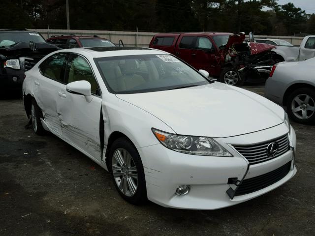 JTHBK1GGXE2128493 - 2014 LEXUS ES 350 WHITE photo 1