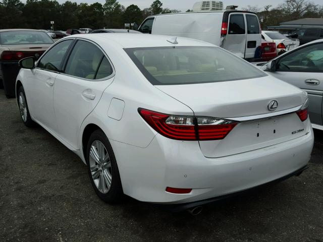 JTHBK1GGXE2128493 - 2014 LEXUS ES 350 WHITE photo 3