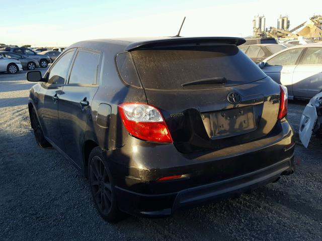 2T1GE40E29C004007 - 2009 TOYOTA COROLLA MA BLACK photo 3