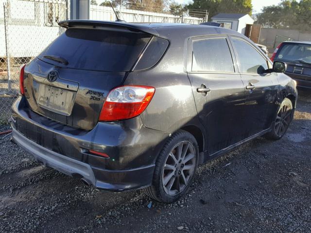 2T1GE40E29C004007 - 2009 TOYOTA COROLLA MA BLACK photo 4