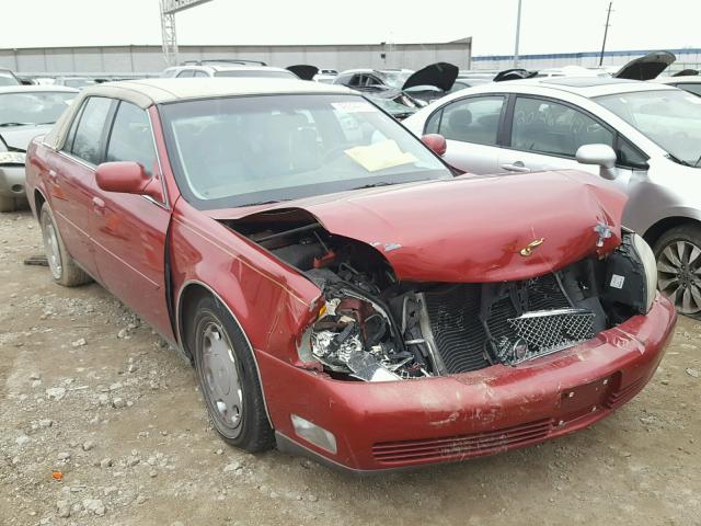 1G6KD54Y33U167544 - 2003 CADILLAC DEVILLE MAROON photo 1