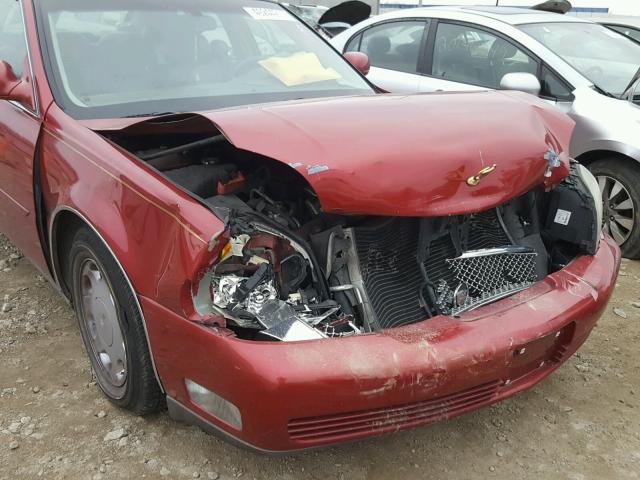 1G6KD54Y33U167544 - 2003 CADILLAC DEVILLE MAROON photo 9