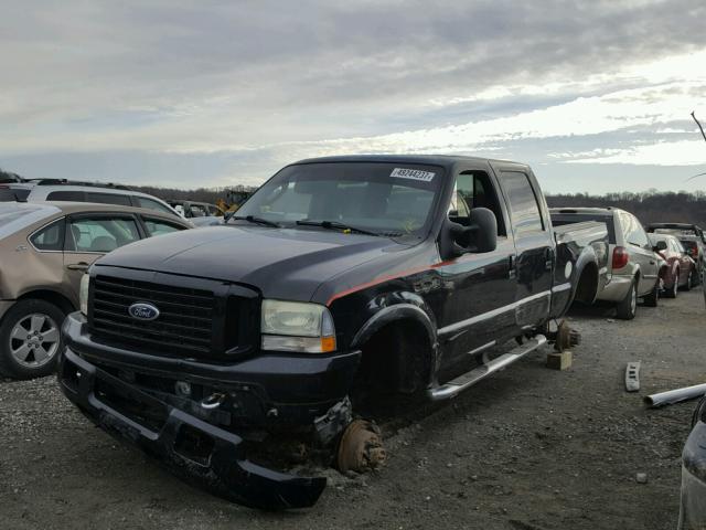 1FTNW21P74EC35676 - 2004 FORD F250 SUPER BLACK photo 2