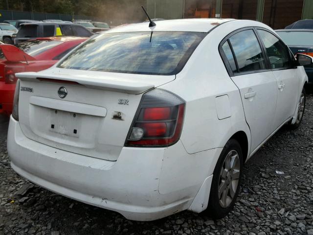 3N1AB6AP2BL630107 - 2011 NISSAN SENTRA 2.0 WHITE photo 4