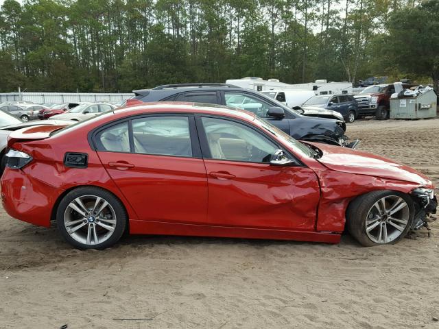 WBA8E9G52GNU28172 - 2016 BMW 328 I SULE RED photo 9