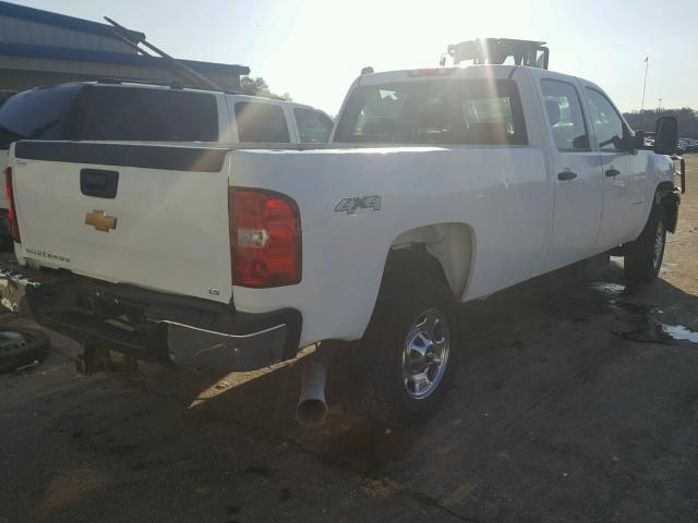 1GC1KVC81CF197081 - 2012 CHEVROLET SILVERADO WHITE photo 4