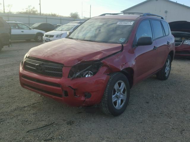 JTMZD33V286075389 - 2008 TOYOTA RAV4 RED photo 2