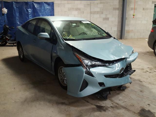 JTDKARFU9G3029235 - 2016 TOYOTA PRIUS TEAL photo 1