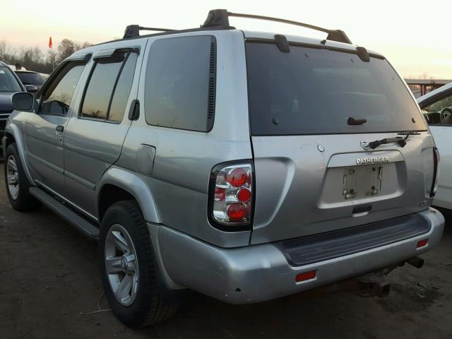 JN8DR09Y83W828268 - 2003 NISSAN PATHFINDER SILVER photo 3