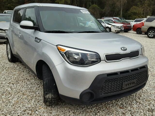 KNDJN2A29F7782672 - 2015 KIA SOUL SILVER photo 1