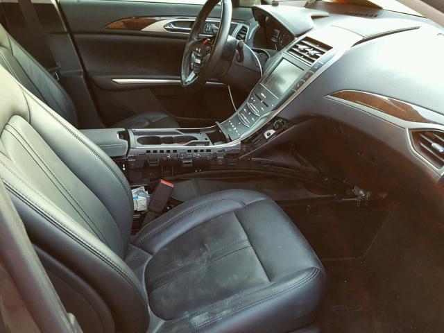 3LN6L2LU8FR615752 - 2015 LINCOLN MKZ HYBRID CHARCOAL photo 5