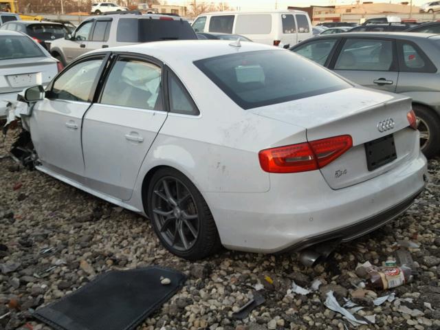 WAUBGAFL2DA143976 - 2013 AUDI S4 PREMIUM WHITE photo 3