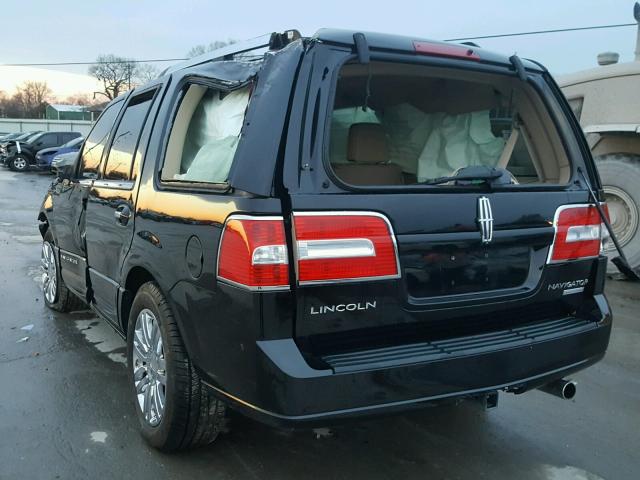 5LMFU28538LJ01790 - 2008 LINCOLN NAVIGATOR BLACK photo 3