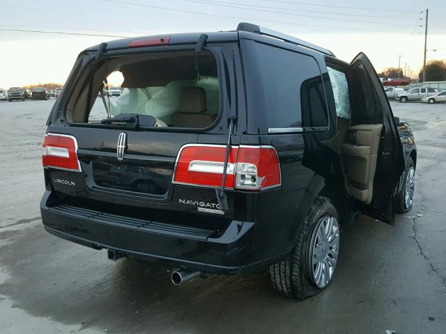 5LMFU28538LJ01790 - 2008 LINCOLN NAVIGATOR BLACK photo 4