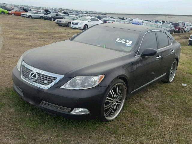 JTHBL46F095088548 - 2009 LEXUS LS 460 BLACK photo 2