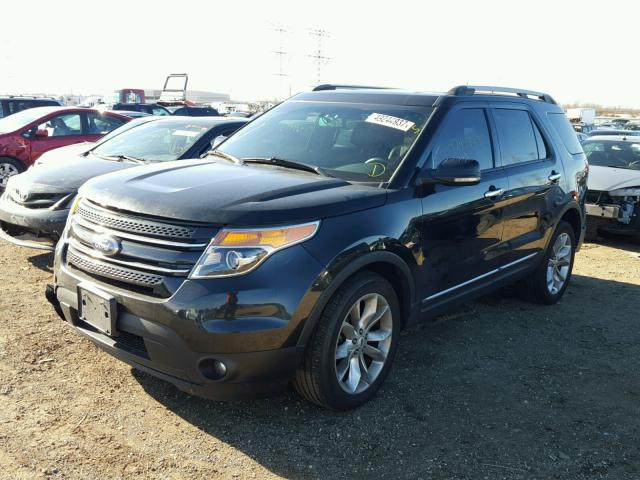 1FMHK8F8XCGA99684 - 2012 FORD EXPLORER L BLACK photo 2