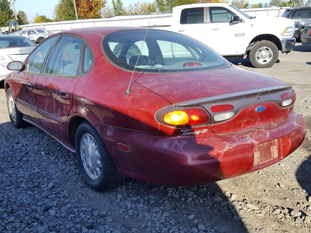 1FALP53S9VG108317 - 1997 FORD TAURUS LX RED photo 3