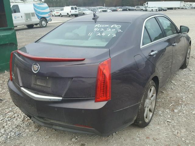 1G6AB5RA9E0163277 - 2014 CADILLAC ATS LUXURY PURPLE photo 4