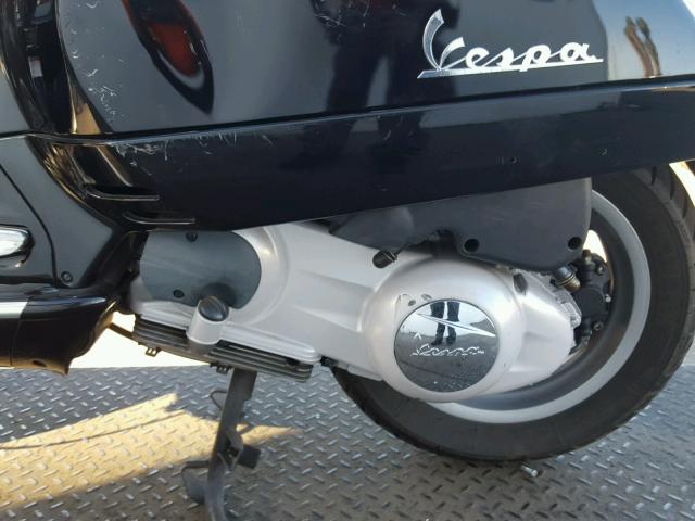 ZAPM459L565001980 - 2006 VESPA GTS 250 BLACK photo 7