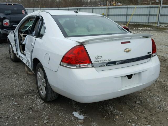 2G1WB5EK1A1188781 - 2010 CHEVROLET IMPALA LT WHITE photo 3