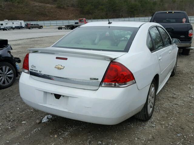 2G1WB5EK1A1188781 - 2010 CHEVROLET IMPALA LT WHITE photo 4