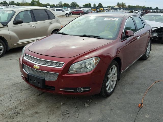 1G1ZE5E73AF108857 - 2010 CHEVROLET MALIBU LTZ 勃艮第红 照片 2