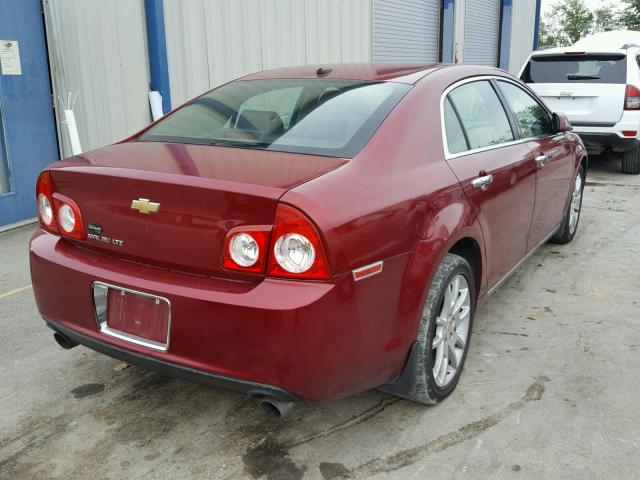 1G1ZE5E73AF108857 - 2010 CHEVROLET MALIBU LTZ 勃艮第红 照片 4