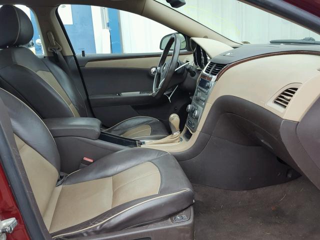 1G1ZE5E73AF108857 - 2010 CHEVROLET MALIBU LTZ 勃艮第红 照片 5