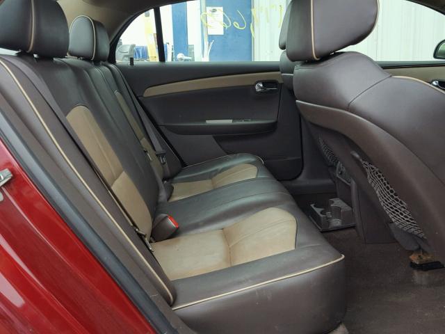 1G1ZE5E73AF108857 - 2010 CHEVROLET MALIBU LTZ 勃艮第红 照片 6