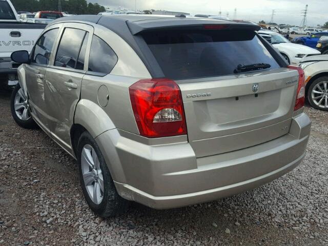 1B3CB4HA2AD651007 - 2010 DODGE CALIBER SX GOLD photo 3