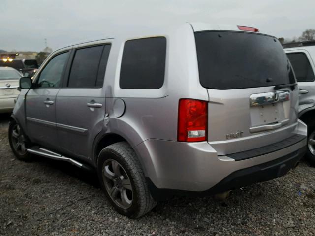 5FNYF3H51CB030455 - 2012 HONDA PILOT EXL SILVER photo 3