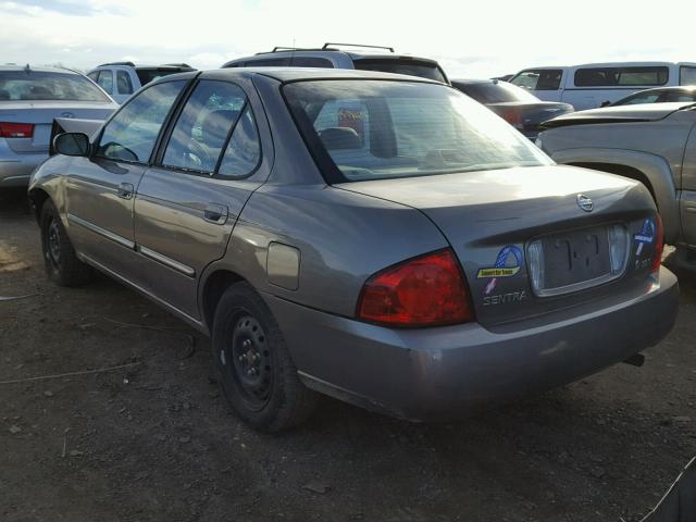 3N1CB51D14L478543 - 2004 NISSAN SENTRA 1.8 GRAY photo 3