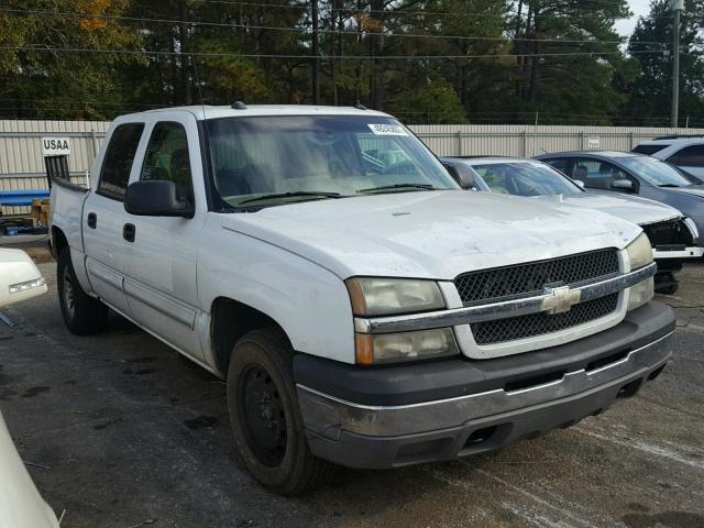 2GCEK13T551221942 - 2005 CHEVROLET SILVERADO WHITE photo 1