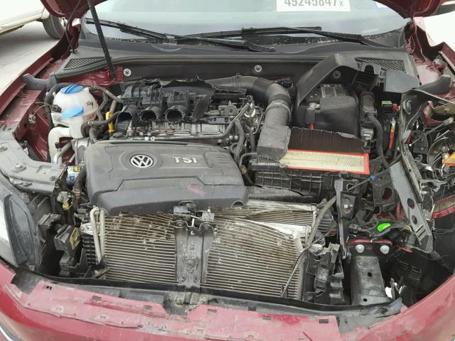 1VWAS7A3XFC056869 - 2015 VOLKSWAGEN PASSAT S Կարմիր լուսանկար 7