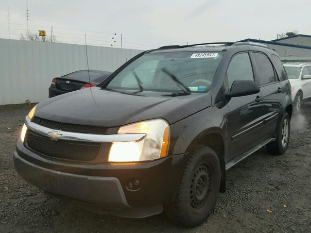 2CNDL23F756130114 - 2005 CHEVROLET EQUINOX LS BLACK photo 2