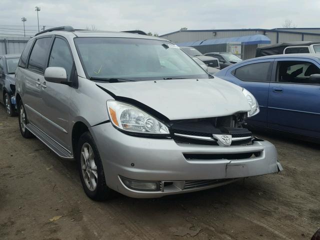 5TDBA22C14S022858 - 2004 TOYOTA SIENNA XLE SILVER photo 1