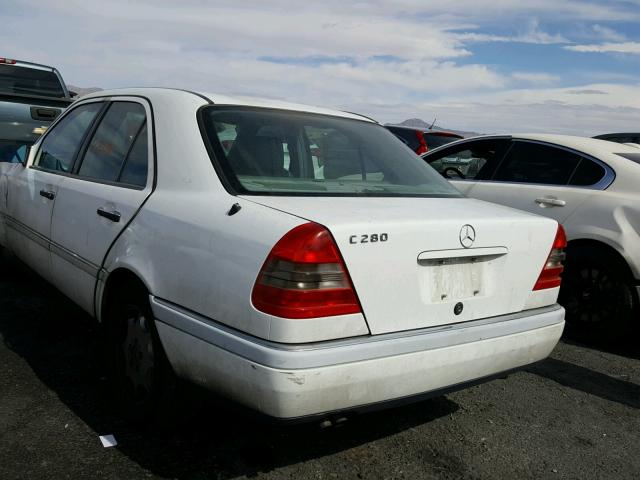 WDBHA28E6RF096513 - 1994 MERCEDES-BENZ C 280 WHITE photo 3