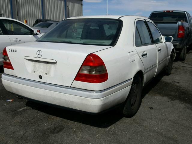 WDBHA28E6RF096513 - 1994 MERCEDES-BENZ C 280 WHITE photo 4