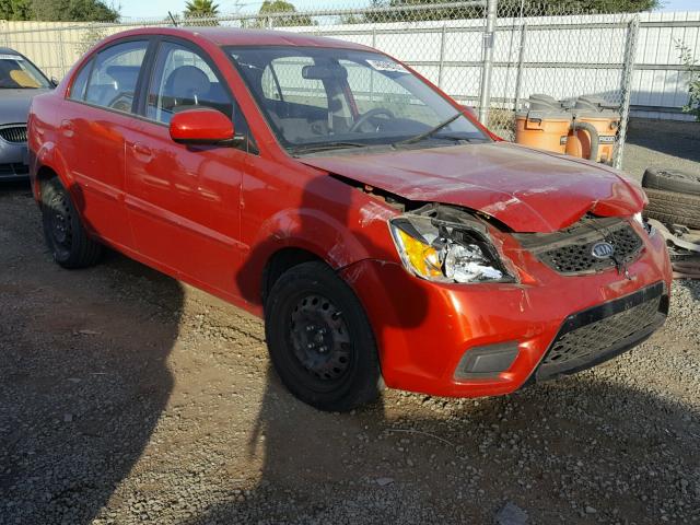 KNADH4A31B6913230 - 2011 KIA RIO BASE RED photo 1