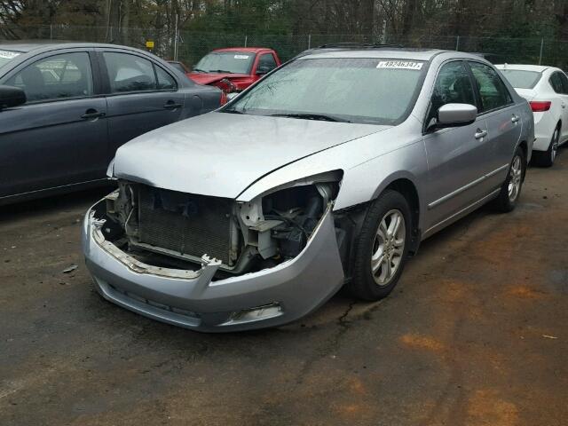 1HGCM56856A164599 - 2006 HONDA ACCORD EX SILVER photo 2