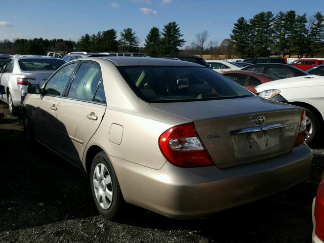 4T1BE32K24U829155 - 2004 TOYOTA CAMRY LE BEIGE photo 3