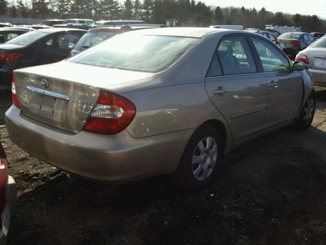 4T1BE32K24U829155 - 2004 TOYOTA CAMRY LE BEIGE photo 4