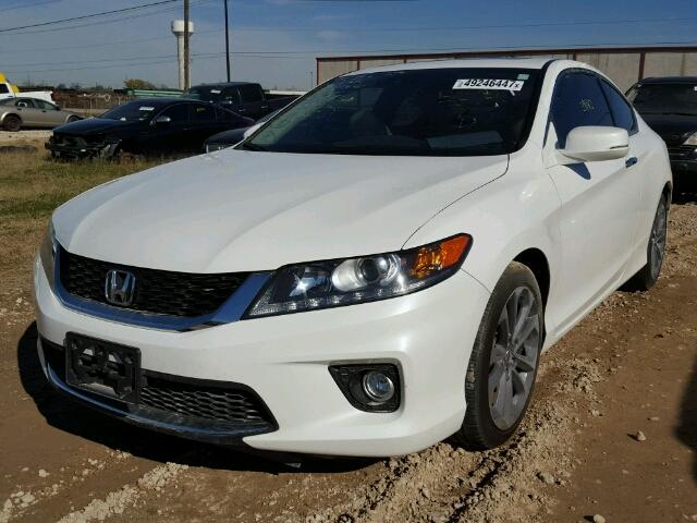 1HGCT2B89EA005316 - 2014 HONDA ACCORD EXL WHITE photo 2