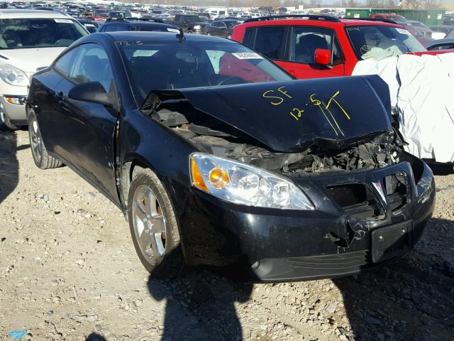 1G2ZH17NX84111154 - 2008 PONTIAC G6 GT BLACK photo 1