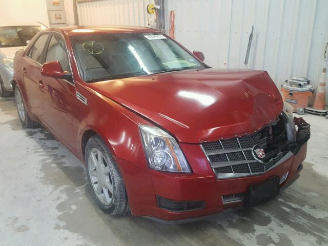 1G6DF577190168326 - 2009 CADILLAC CTS RED photo 1