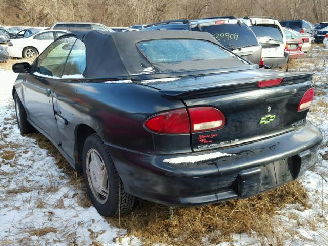 4G1JF32T6VB106578 - 1997 CHEVROLET CAVALIER L BLACK photo 3