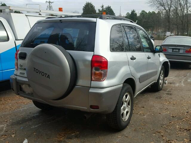 JTEGH20V520057260 - 2002 TOYOTA RAV4 SILVER photo 4