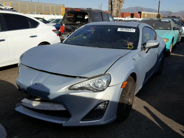 JF1ZNAA15D2728614 - 2013 TOYOTA SCION FR-S SILVER photo 2